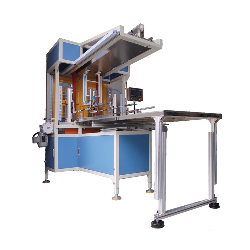 Automatic Bagging and Packing Machine for Round Bottles with Woven Bags